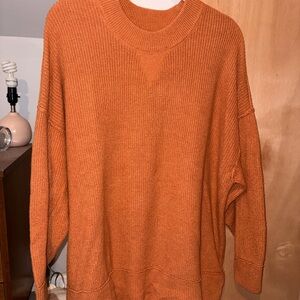 Aerie Orange Crewneck Sweater